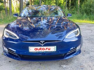 2017 Tesla Model S P100D I Рестайлинг, синий, 2350000 рублей, вид 2