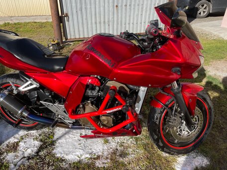 2005 Kawasaki Z 750, красный, 380000 рублей, вид 2