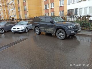 2003 Lexus LX 470 II Рестайлинг, чёрный, 1600000 рублей, вид 3
