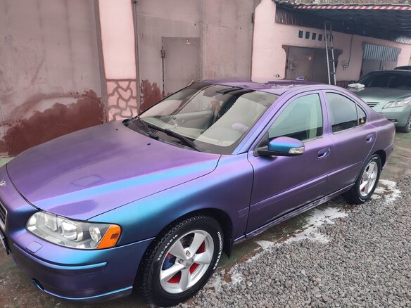 2007 Volvo S60 I Рестайлинг, фиолетовый, 1150000 рублей - вид 3
