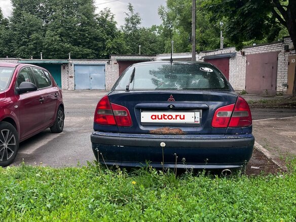 2001 Mitsubishi Carisma I Рестайлинг, синий, 130000 рублей - вид 5