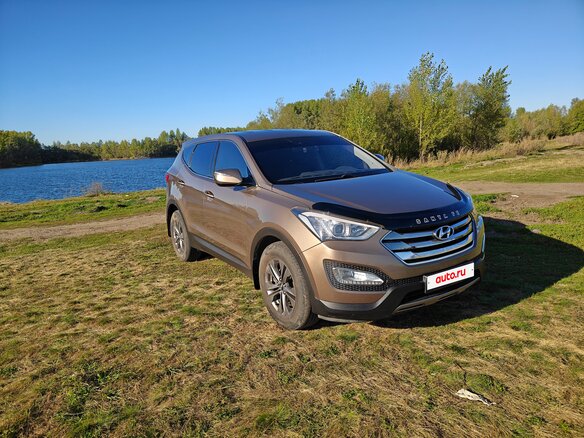 2012 Hyundai Santa Fe III, золотистый, 1600000 рублей - вид 19