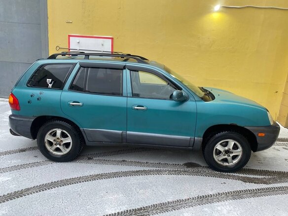 2003 Hyundai Santa Fe I, синий, 330000 рублей - вид 3
