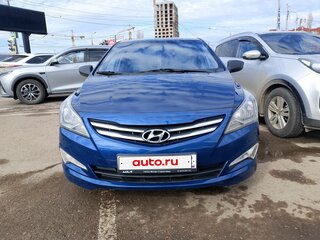 2015 Hyundai Solaris I Рестайлинг, синий, 700000 рублей, вид 3
