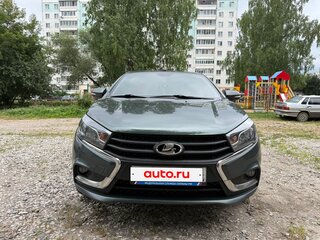 2017 Lada (ВАЗ) Vesta I, зелёный, 800000 рублей, вид 2