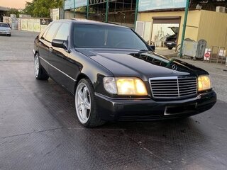 1991 Mercedes-Benz S-Класс 500 Long III (W140), чёрный, 1250000 рублей, вид 4