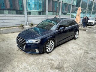 2018 Audi A3 III (8V) Рестайлинг, синий, 2250000 рублей, вид 4