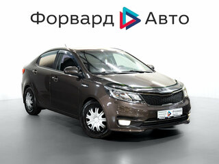 2015 Kia Rio III Рестайлинг, коричневый, 949000 рублей, вид 1