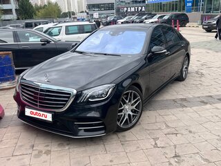 2018 Mercedes-Benz S-Класс 560 Long VI (W222, C217) Рестайлинг, чёрный, 6100000 рублей, вид 1