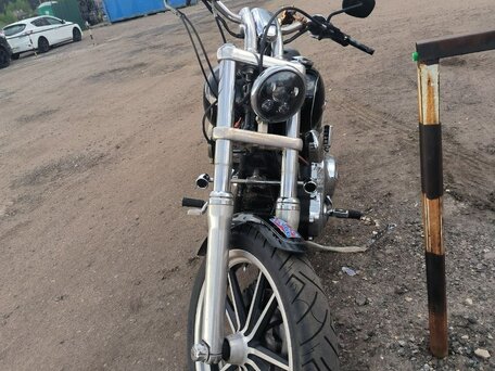 2009 Harley-Davidson Dyna Low Rider, чёрный, 740000 рублей, вид 3