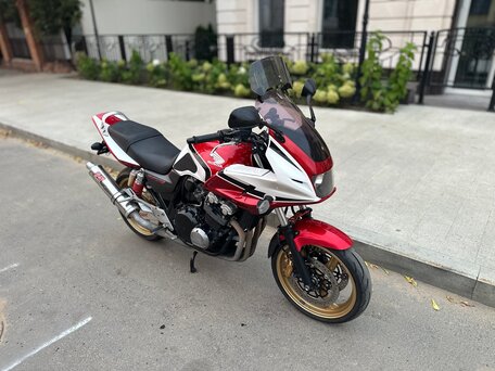 2006 Honda CB 400 Super Four, белый, 320000 рублей, вид 2