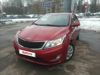 2014 Kia Rio 4-speed III, красный, 650000 рублей, вид 1