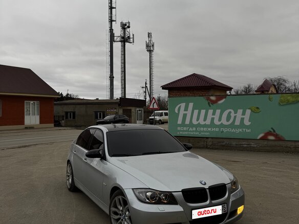 2007 BMW 3 серии 320i V (E90/E91/E92/E93), серебристый, 800000 рублей - вид 1