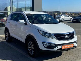 2014 Kia Sportage III Рестайлинг, белый, 1420000 рублей, вид 3