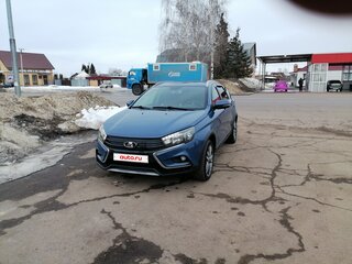 2018 Lada (ВАЗ) Vesta SW Cross I, синий, 950000 рублей, вид 2