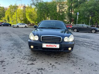 2007 Hyundai Sonata ТагАЗ IV (EF) Рестайлинг, синий, 545000 рублей, вид 1