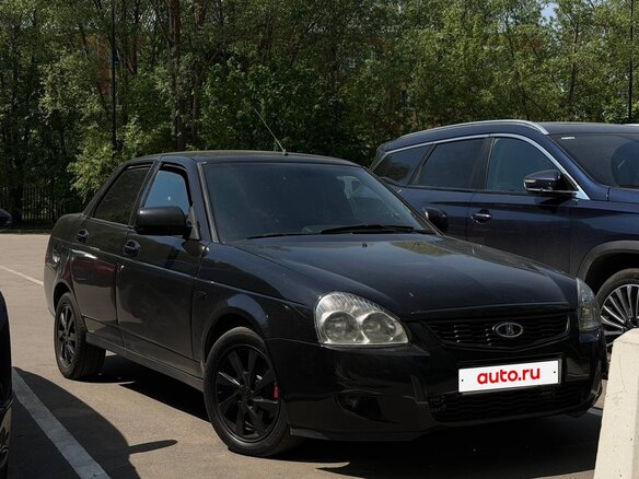 2015 Lada (ВАЗ) Priora I Рестайлинг, чёрный, 700000 рублей - вид 6