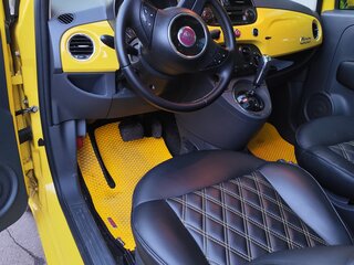 2012 Fiat 500 II, жёлтый, 860000 рублей, вид 4