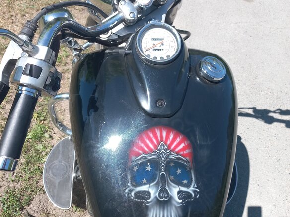 2001 Yamaha XVS650 Drag Star, чёрный, 499000 рублей - вид 5
