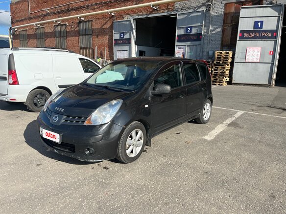 2006 Nissan Note I, чёрный