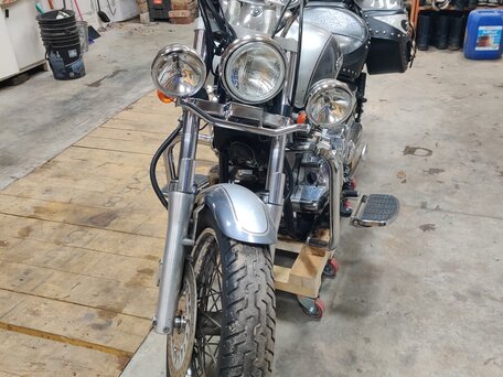 2000 Yamaha XVS1100, серебристый, 590000 рублей, вид 5