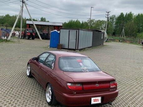 1992 Toyota Carina VI (T190), пурпурный, 410000 рублей, вид 5