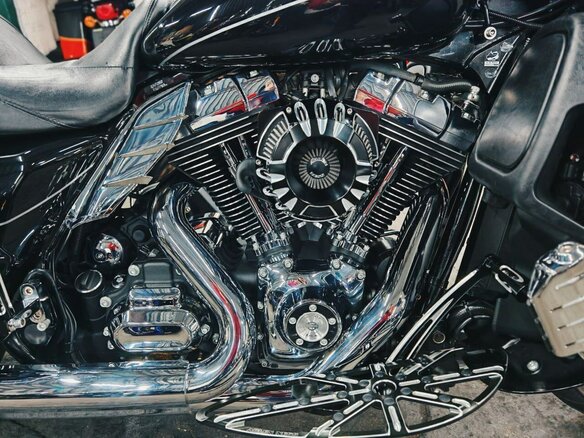 2014 Harley-Davidson Electra Glide, чёрный - вид 20