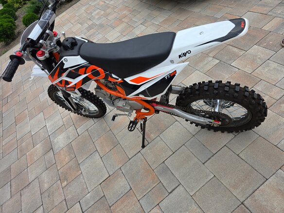 2024 Kayo Basic TT125EM, оранжевый, 70000 рублей - вид 4