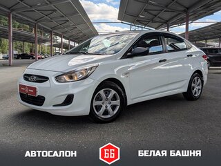 2011 Hyundai Solaris I, белый, 759900 рублей, вид 1