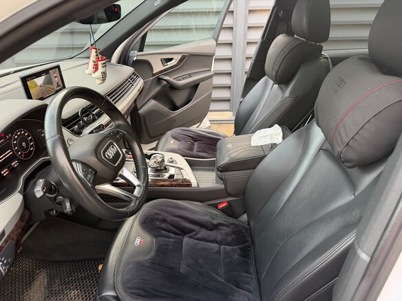 2019 Audi Q7 II (4M), белый, 3875000 рублей - вид 6