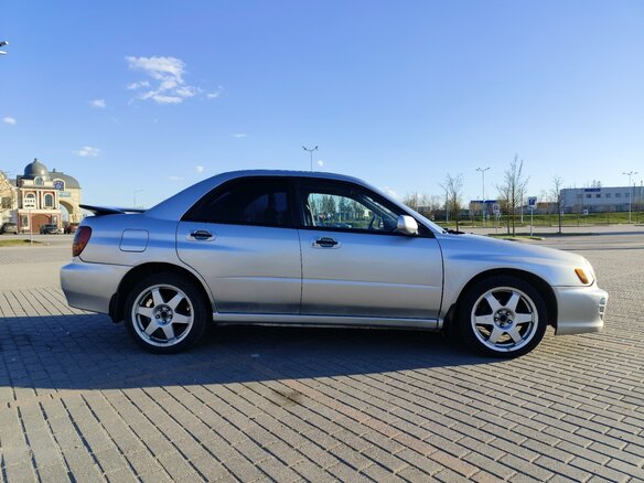 2002 Subaru Impreza II, серебристый, 650000 рублей - вид 3