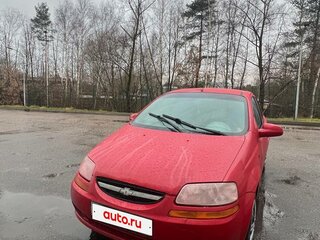2005 Chevrolet Aveo I, красный, 190000 рублей, вид 1