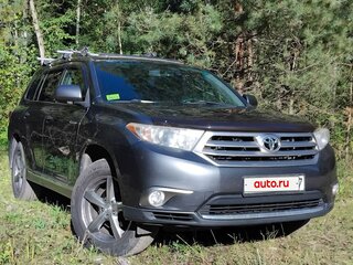 2011 Toyota Highlander II (XU40) Рестайлинг, серый, 1671600 рублей, вид 4