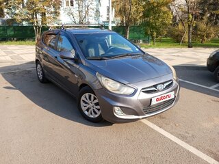 2012 Hyundai Solaris I, чёрный, 770000 рублей, вид 1