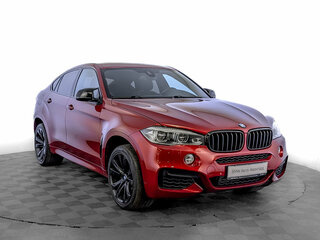 2017 BMW X6 30d II (F16), красный, 4150000 рублей, вид 3