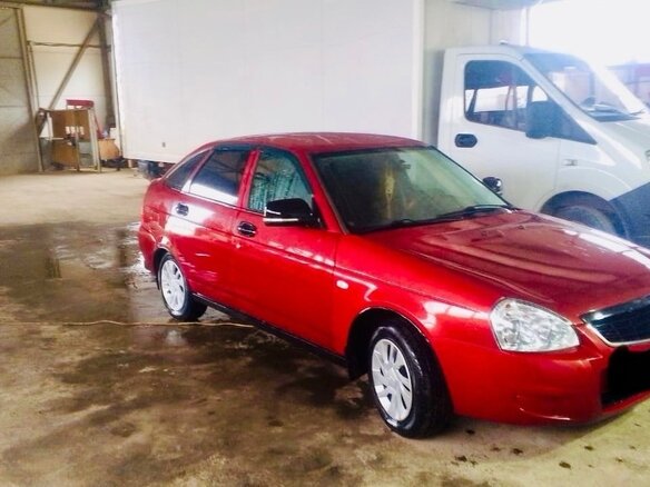 2009 Lada (ВАЗ) Priora I, красный, 230000 рублей - вид 3