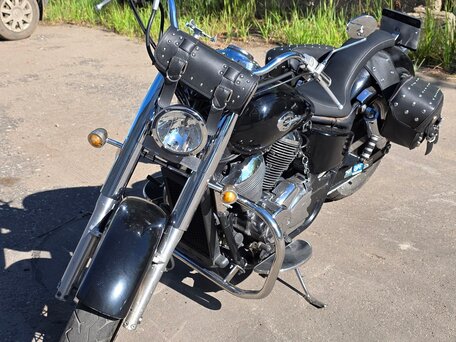 1998 Honda Shadow 400, чёрный, 350000 рублей, вид 3