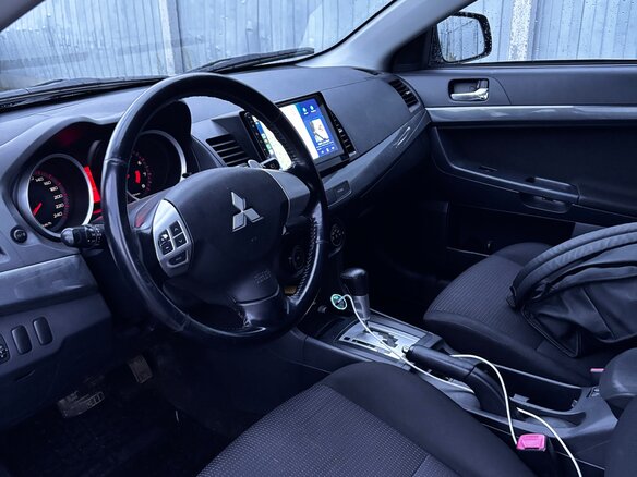 2008 Mitsubishi Lancer X, серый, 630000 рублей - вид 6
