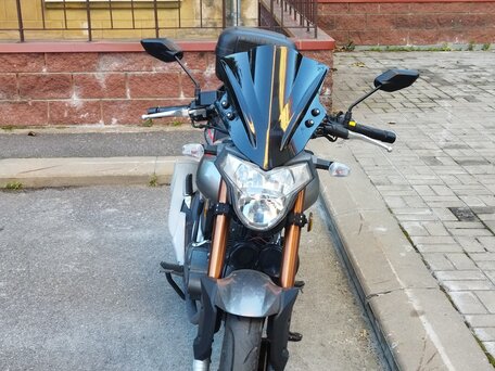 2014 Stels Flame 200, серебристый, 110000 рублей, вид 3