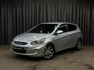 2011 Hyundai Solaris I, серебристый, 659999 рублей, вид 1