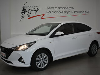 2021 Hyundai Solaris II Рестайлинг, белый, 1609000 рублей, вид 1