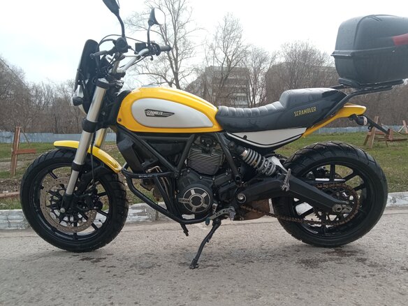 2016 Ducati Scrambler 800, жёлтый, 399000 рублей