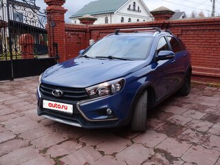 2018 Lada (ВАЗ) Vesta SW Cross I, синий, 1100000 рублей, вид 1