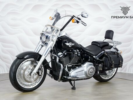 2017 Harley-Davidson Fat Boy, чёрный, 1779000 рублей, вид 3