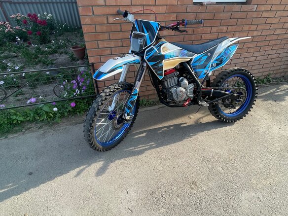 2021 Motoland XT300, синий, 180000 рублей