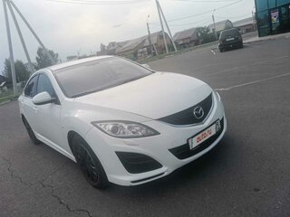 2012 Mazda 6 II (GH) Рестайлинг, белый, 1200000 рублей, вид 2