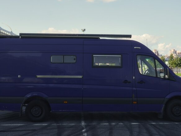 2013 Mercedes-Benz Sprinter, синий, 3000000 рублей - вид 1