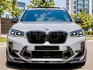 2022 BMW X3 M Competition I (F97) Рестайлинг, серебристый, 6999000 рублей, вид 2