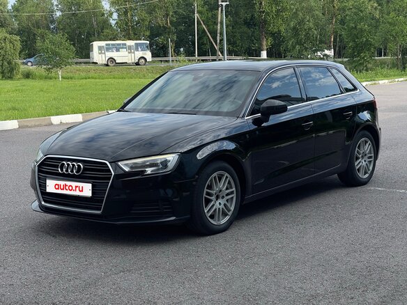 2017 Audi A3 III (8V) Рестайлинг, чёрный, 1250000 рублей
