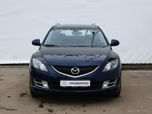2008 Mazda 6 II (GH), синий - вид 1
